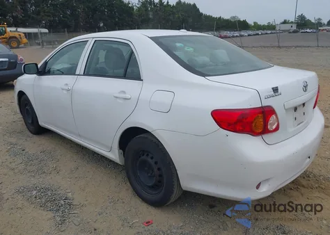 2010 Toyota Corolla Le z USA, uszkodzony, nr VIN 1NXBU4EE5AZ384453